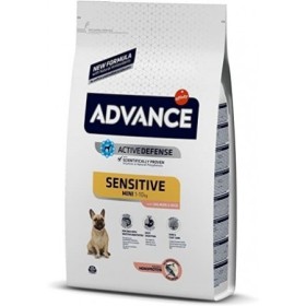 Advance Affinity Sensitive Cane Mini Adult Croccette Alimento Secco Gusto Salmone e Riso Cani Adulti Piccola Taglia Sacco 1,5Kg
