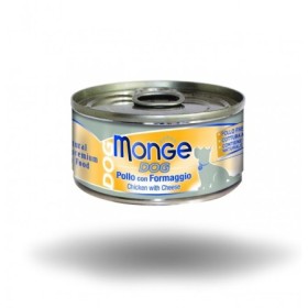 Monge Dog Pollo con Formaggio Alimento Umido Complementare per Cane Adulto Formato 95 g