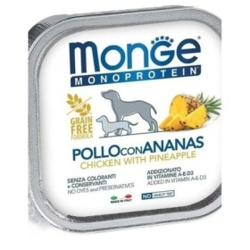 Monge Monoproteico Frutta Pollo Ananas Alimento Umido Monoproteico per Cane Adulto Formato 150g