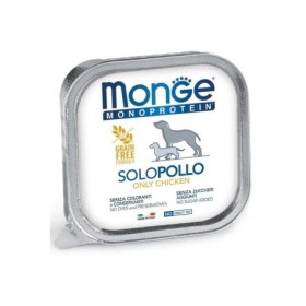 Monge Monoproteico 100% Solo Pollo Alimento Umido Complementare per Cane Adulto Formato 150 g