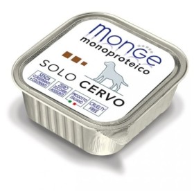 Monge Monoproteico 100% Solo Cervo Alimento Umido Complementare per Cane Adulto Formato 150 g