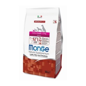 Monge Natural Superpremium Cane Adulto Extra Small Gusto Agnello,Riso,Patate Crocchette per cani adulti extra Small Busta 800 gr