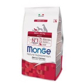 Monge Cane Natural Superpremium Adult Mini Gusto Pollo Crocchette per Cani Adulti Piccola Taglia, Busta 800gr