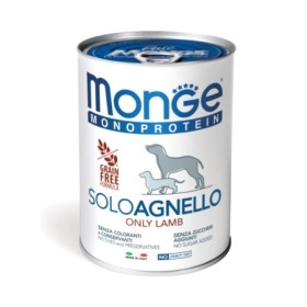 Monge VetSolution Dog Hypo Monoprotein Cane Gusto Agnello Alimento Secco Dietetico per Cani Intolleranti Barattolo da 400 gr