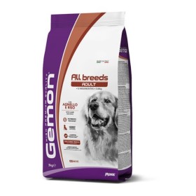 Gemon All Breeds Adult Gusto Agnello e Riso Crocchette Alimento Secco Completo per Cani Adulti di tutte le Taglie Sacco 3 Kg