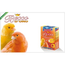 Borgovit Becco D'Oro Pastoncino Rosso Morbido Con Latte e Miele Mangime Alimento Completo Per Granivori Scatola da 200 Gr