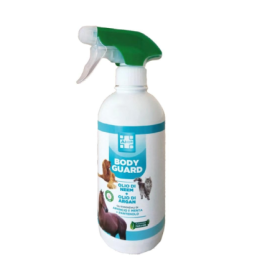 Ueber AHP Body Guard Fly Protezione Cute Animali Con Olio di Neem/Argan/Oli Arancio/Menta + Patentolo Flacone Spray 500 Ml