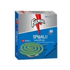 Fulmine Spirali Antizanzare Contro Zanzare Comuni e Tigri Confezione 10 Pezzi 