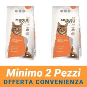 MINIMO 2 CONFEZIONI - Mondo Baffo Lettiera Agglomerante Fine Ultimate Formato 7,5 Kg per Gatto