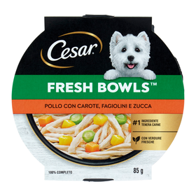 Cesar Fresh Bowls Pollo Carote 85g | Pet Convenienza