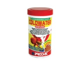 Prodac Coldwater Mangime Alimento Composto in Granuli Per Tutti i Pesci Rossi Ornamentali di Taglia Media Barattolo 100 ml 35 Gr