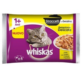Whiskas Straccetti Delicato Pollo 4x85 g | Pet Convenienza