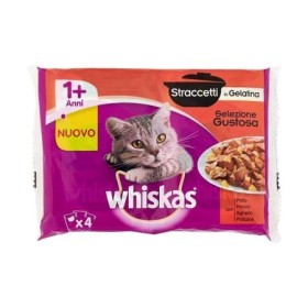 Whiskas Straccetti Gustosa Manzo 4x85 g | Pet Convenienza