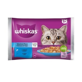 Whiskas Straccetti Pesce per Gatto 4x85g | Pet Convenienza
