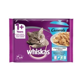 Whiskas Straccetti Pesce per Gatto 4x85g | Pet Convenienza
