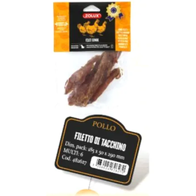 Zolux Filetto Di Tacchino Snack Naturale per Cane Formato 100g
