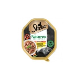 Sheba Nature's Collection in Salsa Con Pollo e Peperone Rosso Cibo Umido Per Gatti Vaschetta da 85 Gr