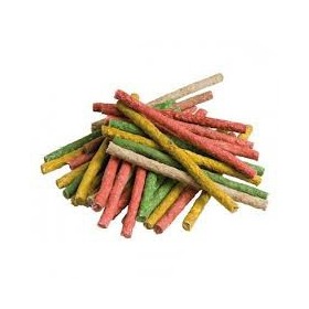 Farmcompany Stick Colorati Snack Per Cani Gusti Misti 12,5 mm x 9/10 mm Busta 100 Pezzi 