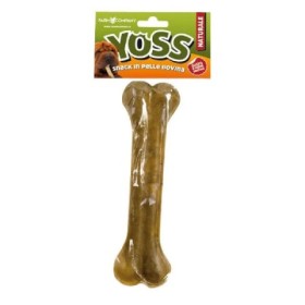 Farmcompany Osso Naturale Pressato in Pelle Bovina 20 Cm Blister 1 Pezzo