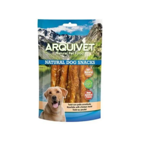 Arquivet Twist di Pollo 13 cm – Snack Naturale per Cani 100 g