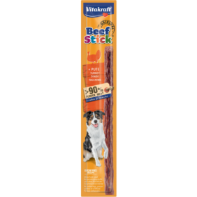 Vitakraft Beef Stick Tacchino 12 g – Snack Secco per Cani, Gusto Tacchino, Ricco di Proteine e Senza Zuccheri Aggiunti