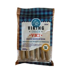Viking Snack bastoncini Ripieni di Verdure Per Cani Bustina da 200 Gr