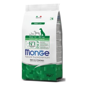 Monge Natural Superpremium Maxi Puppy & Junior Pollo Alimento Secco Completo per Cucciolo Taglia Maxi 32 80 kg Formato 3 kg
