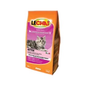 LeChat Crocchette Kitten Pollo Riso 1,5 kg | Pet Convenienza